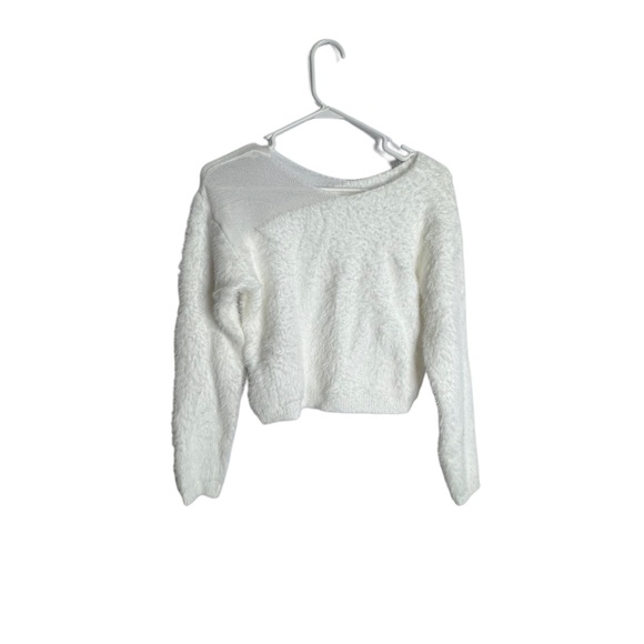 SHEIN Off-the-Shoulder White Sweater - Picture 1 of 3